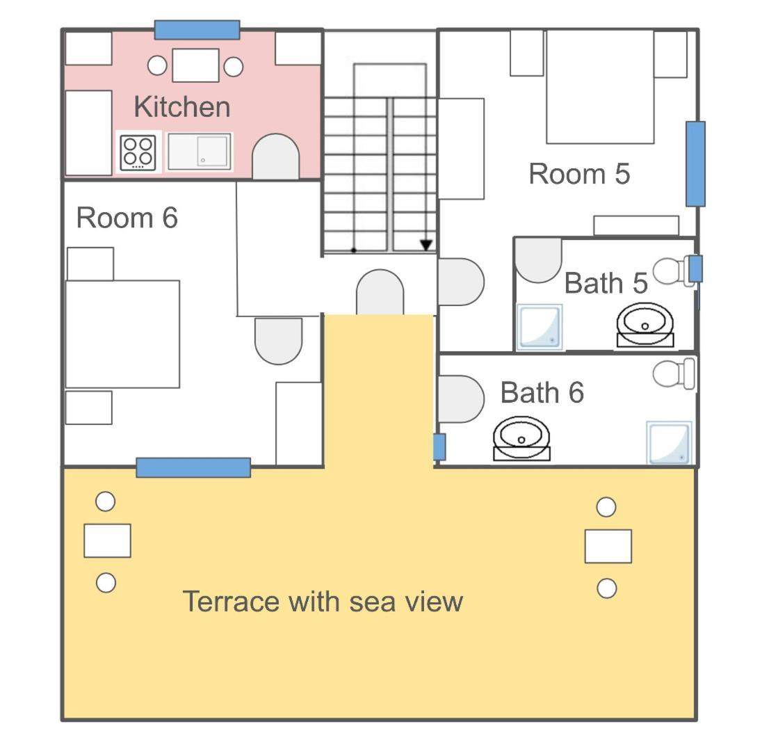 Superior Rooms Sea Side View Раб Екстериор снимка